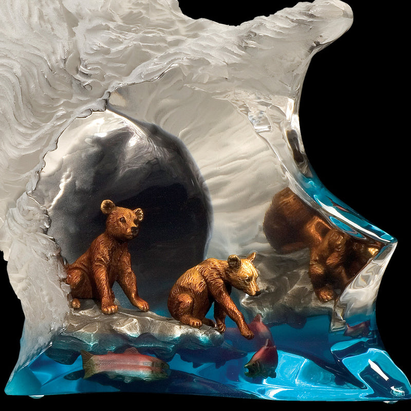 Mother's Pride Bear Sculpture by Kitty Cantrell