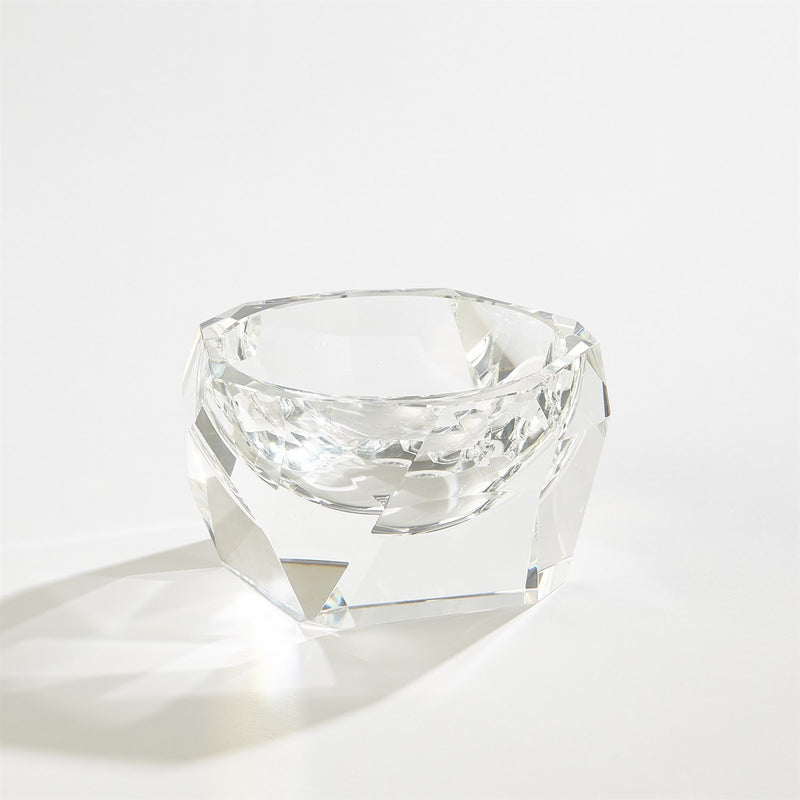 Multi Faceted Crystal Bowl 3
