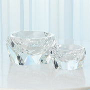 Multi Faceted Crystal Bowl