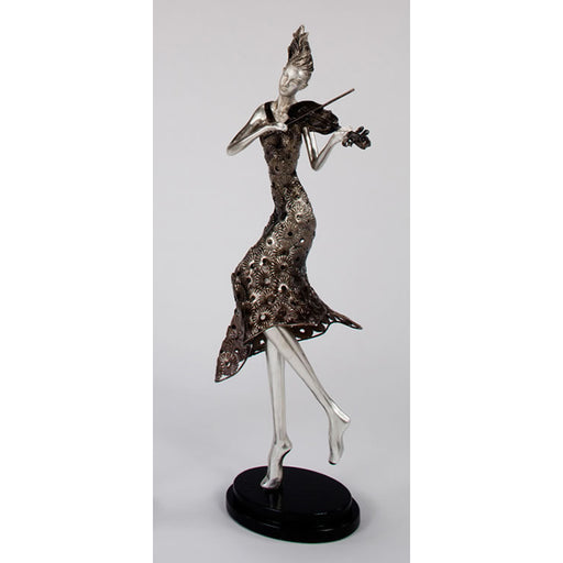 Music Lady II- Modern Violinist Sculpture by Artmax
