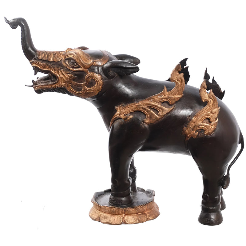 Mythical Elephant Bronze Statue