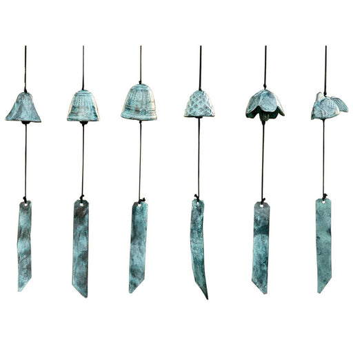 Nambu Bell Wind Chimes- Set of 6 by San Pacific International/SPI Home