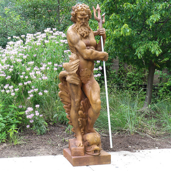 Neptune with Trident Statue