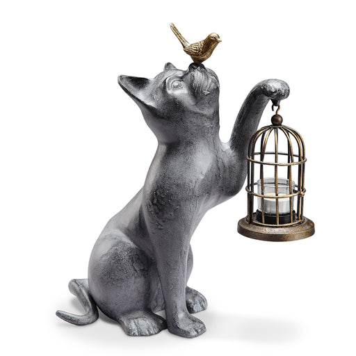 Night of Discovery- Cat and Bird Garden Lantern by San Pacific International/SPI Home