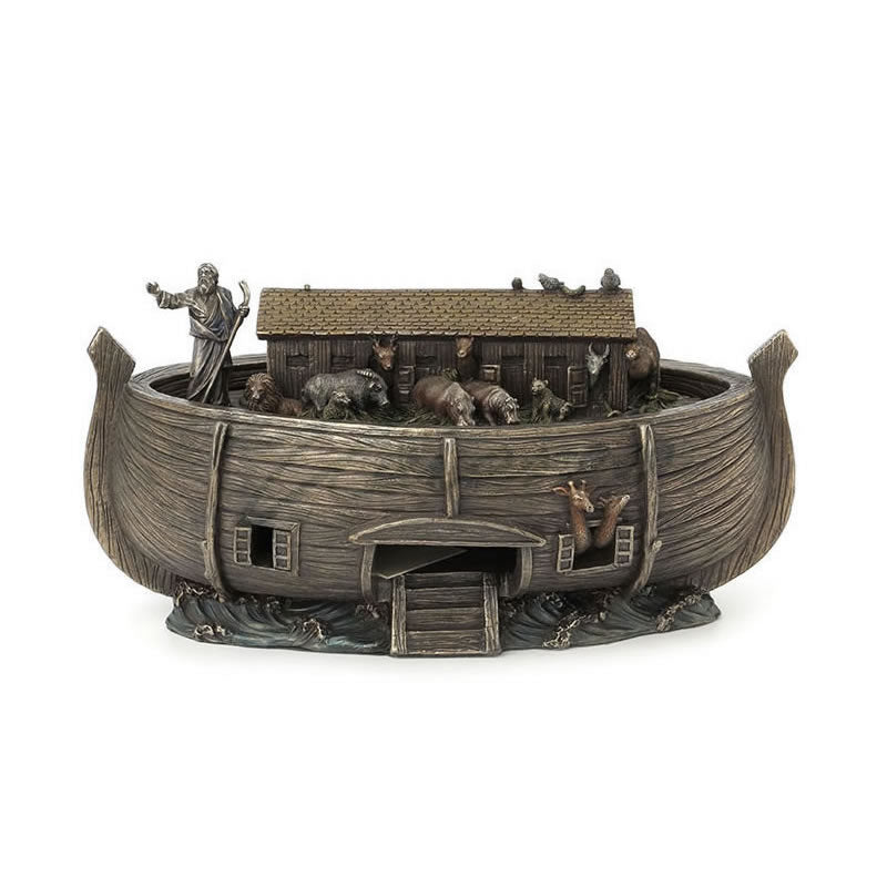 【Veronese】ヴェロネーゼ 契約の箱 ARK Noah's Ark Statue/Trinket Box — AllSculptures