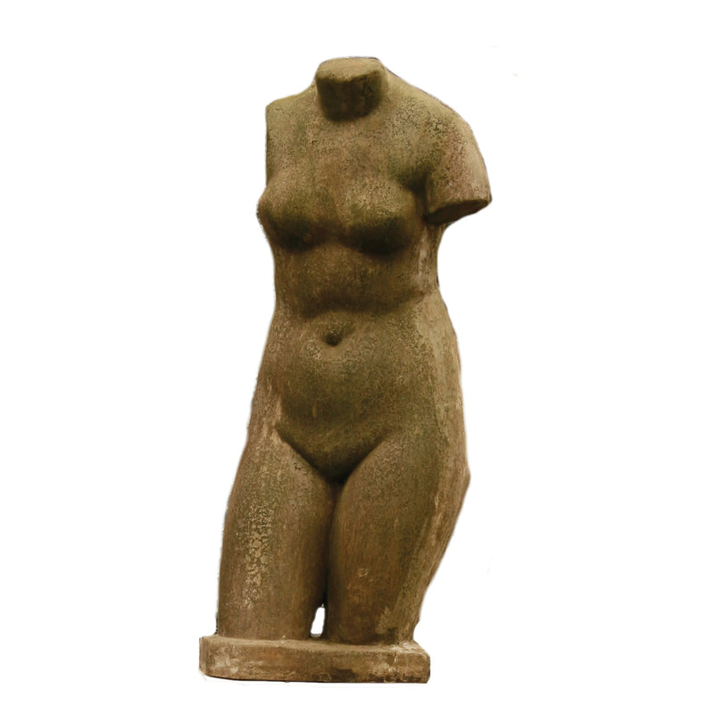 Garden Nude Torso Statue