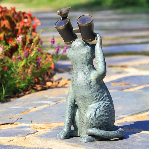 Observant Cat Garden Sculpture by San Pacific International/SPI Home