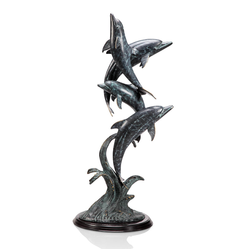 Oceanic Ballet Dolphin Quartet Sculpture by San Pacific International/SPI Home