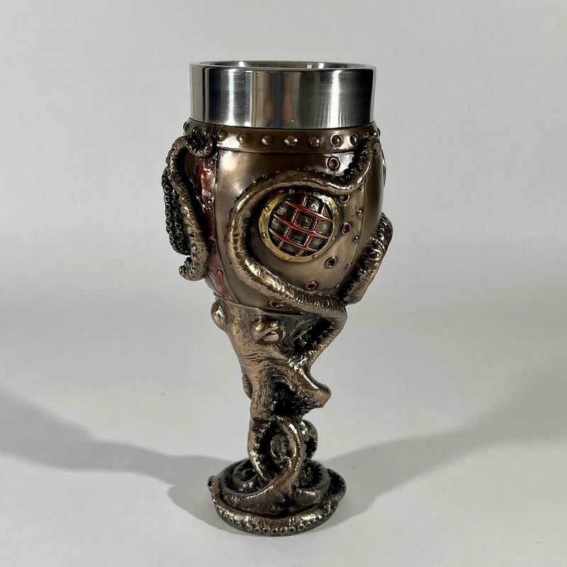 Steampunk Octopus Bell Chalice