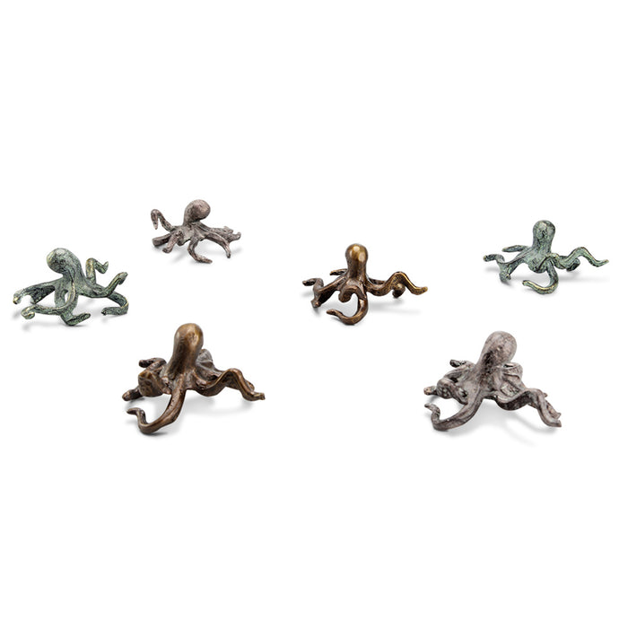 Octopus Mini Figurines- Set of 6 by San Pacific International/SPI Home