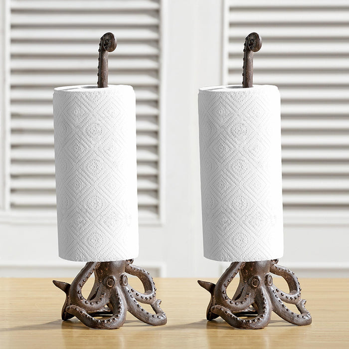 Octopus Paper Towel Holders, Set of 2 by San Pacific International/SPI Home