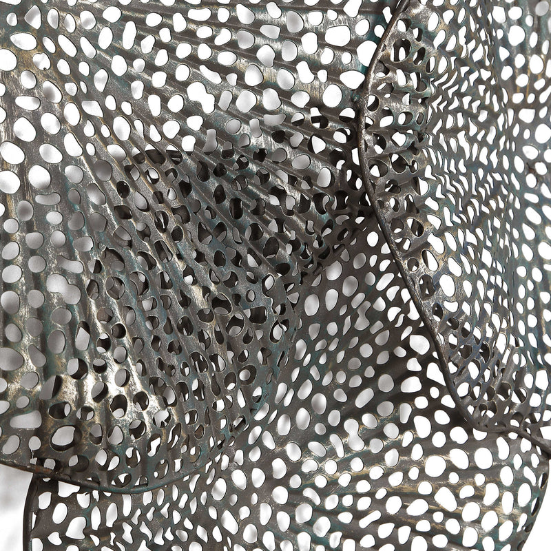 Pierced Orbs Metal Wall Art