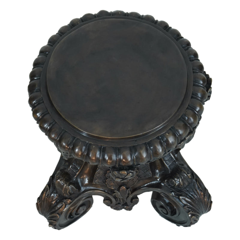 Ornate Bronze Pedestal