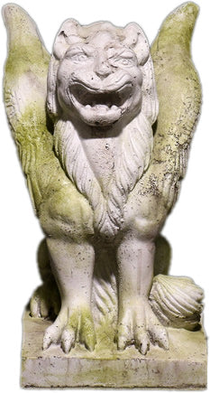 Big Mouth Griffin Garden Statue
