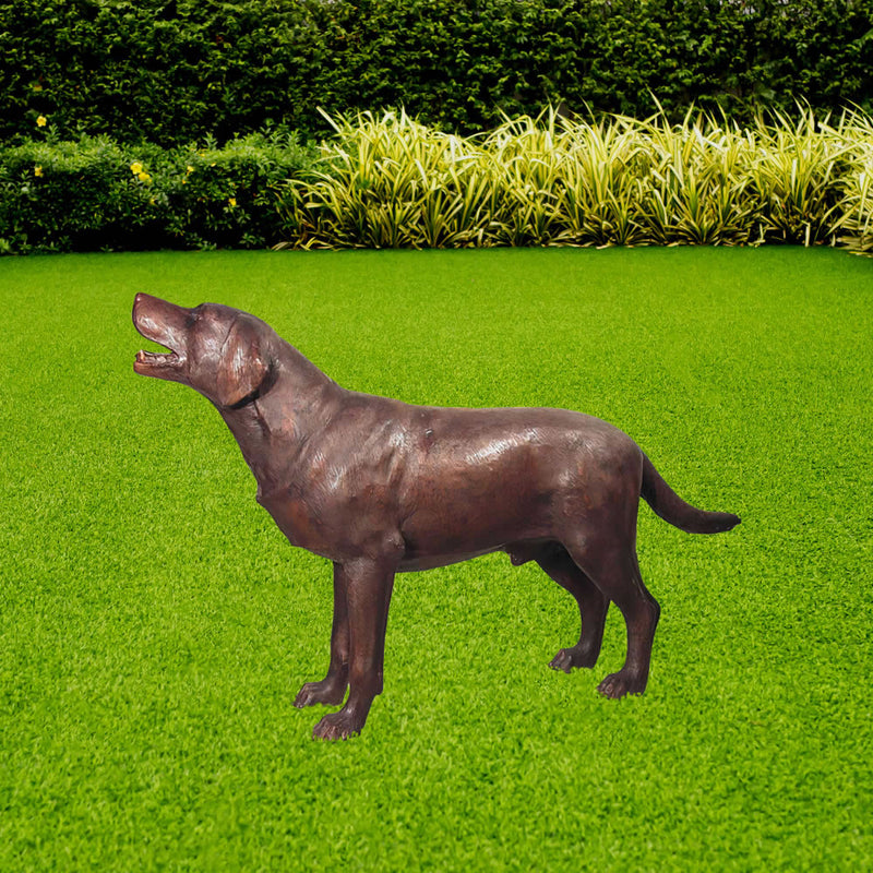 Outdoor Labrador Statue