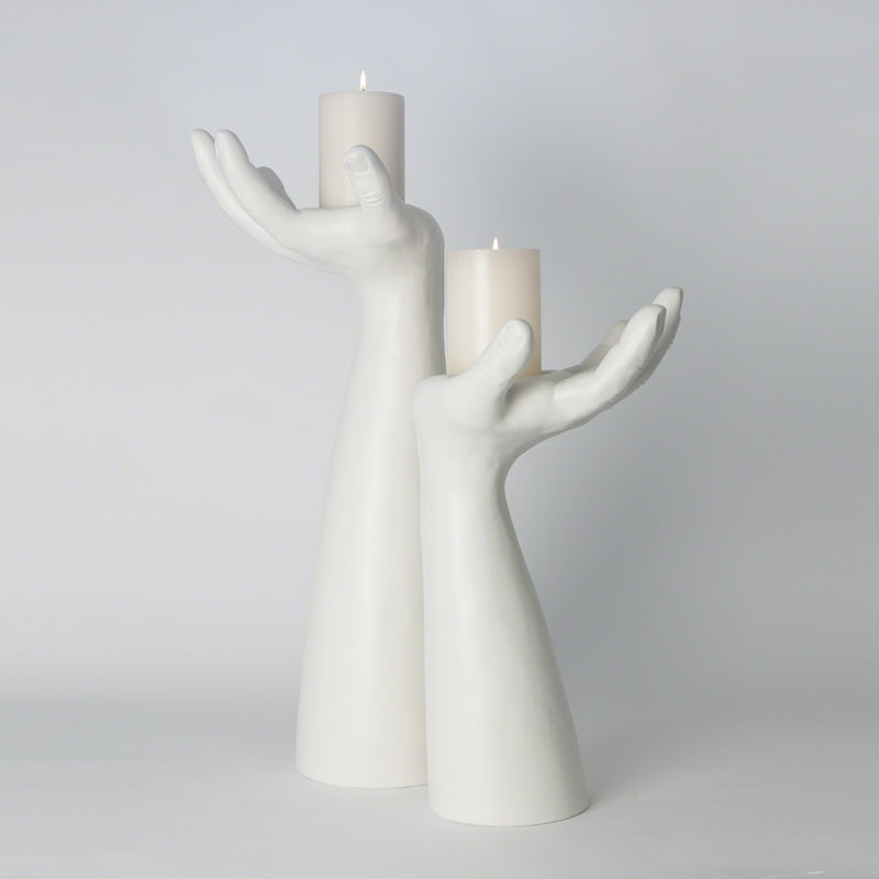 Palm Candle Holders