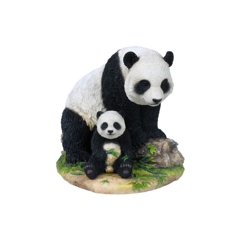 Panda With Cub Statue