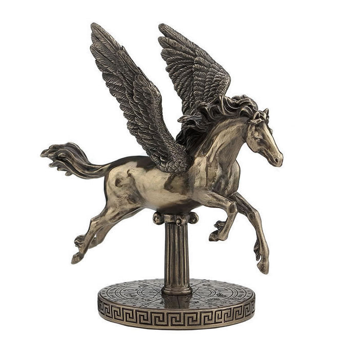 Pegasus Statue on Zodiac Base