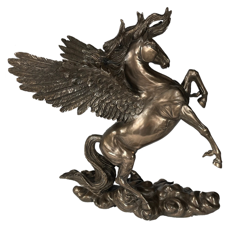 Rearing Pegasus Statue