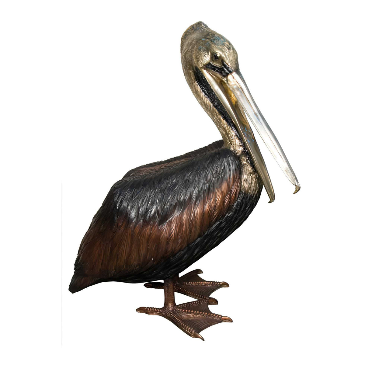 Bronze Pelican Sculpture — AllSculptures