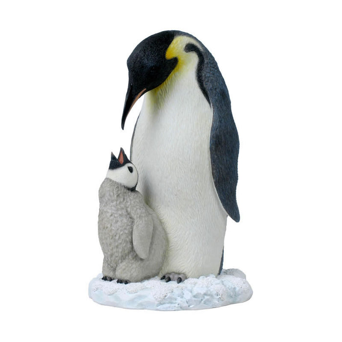 Penguin With Baby Statue