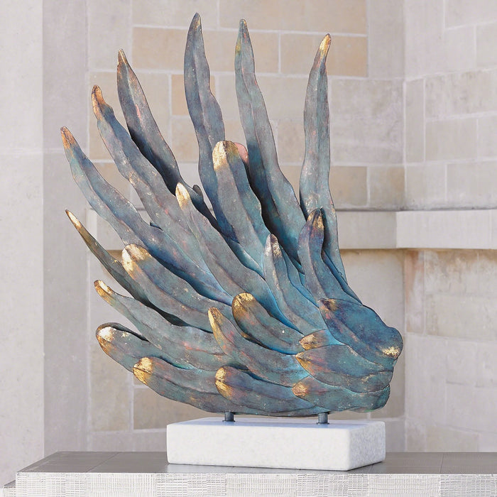Phoenix Wing Modern Sculpture 2