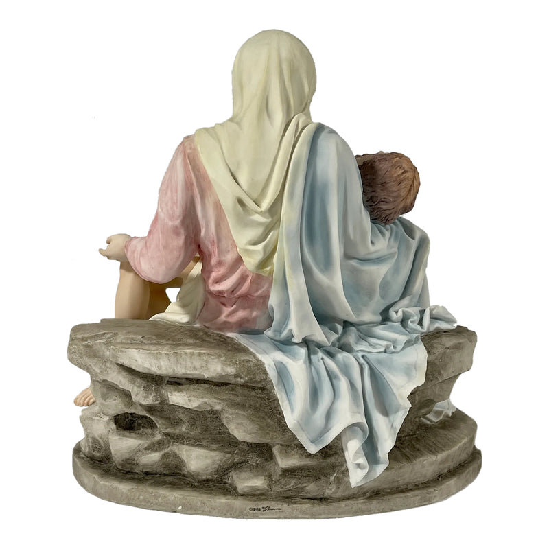 Pieta (Michelangelo) Light Color Sculpture