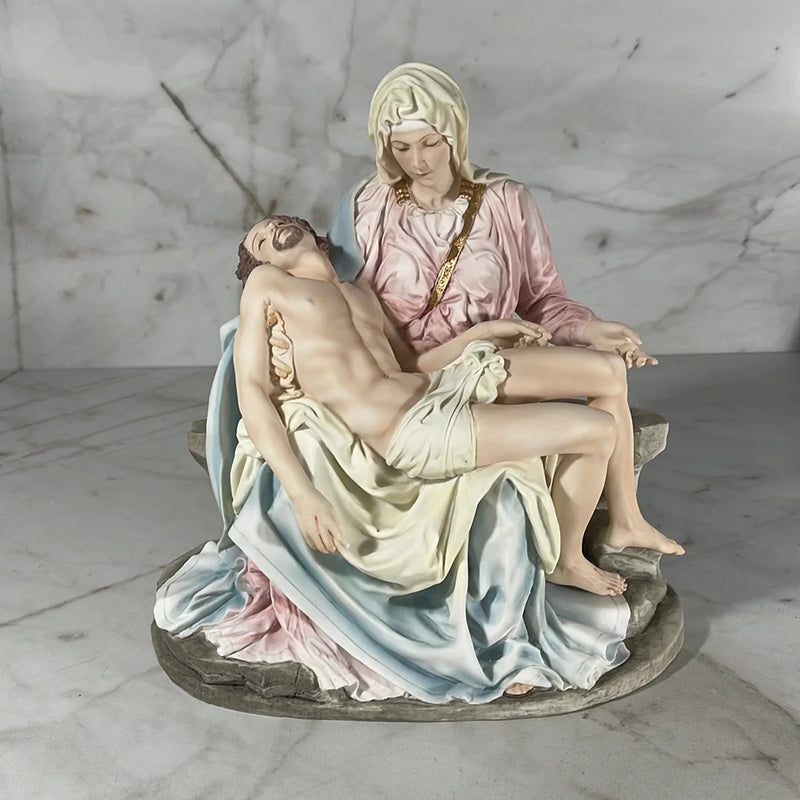 Pieta (Michelangelo) Light Color Sculpture