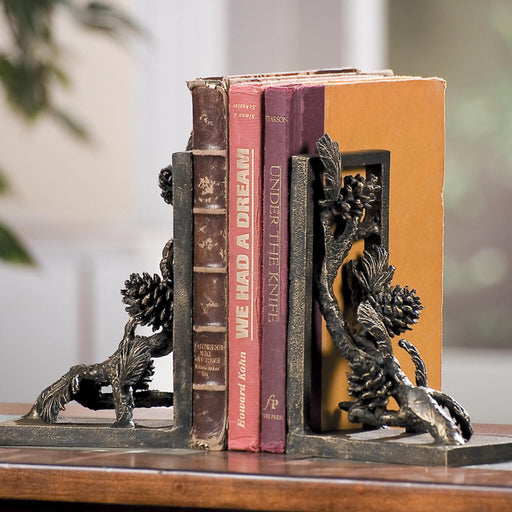 Pinecone Bookends by San Pacific International/SPI Home