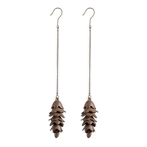 Pinecone Wind Chime Small - Set of 2 by San Pacific International/SPI Home