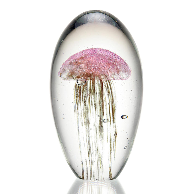 Pink Glass Jellyfish- Glow in the Dark by San Pacific International/SPI Home