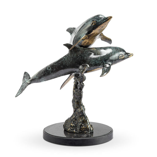 Playful Dolphins Sculpture by San Pacific International/SPI Home