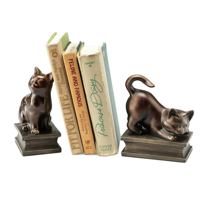 Playing Cat Bookends Pair by San Pacific International/SPI Home