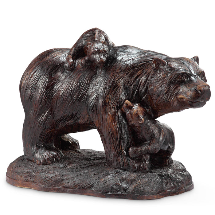 Playtime Bear with Cubs Garden Sculpture by San Pacific International/SPI Home
