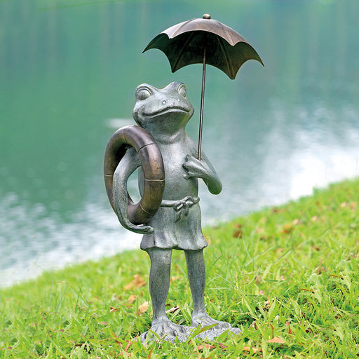 Pool Partner Frog Garden Sculpture by San Pacific International/SPI Home