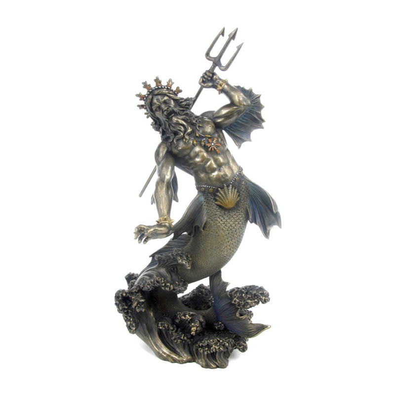 Poseidon, Greek God of the Sea Statue