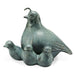 Quail and Chicks Garden Sculpture by San Pacific International/SPI Home