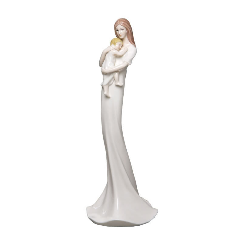 Quiet Moment With Baby Figurine- Brunette
