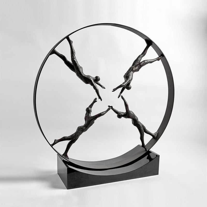 Reaching For Center Acrobat Sculpture