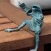 Reading Frog Shelf Sitter Statue by San Pacific International/SPI Home