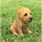 Realistic Border Terrier Puppy Statue- Outdoor