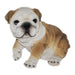 Realistic Bulldog Puppy Statue- 12.75 inch