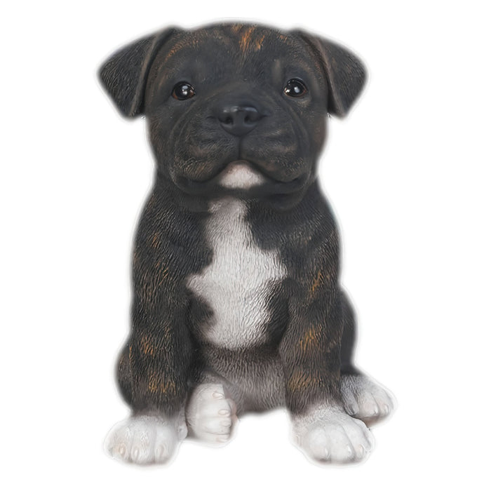 Realistic Staffordshire Terrier Puppy- Brindle