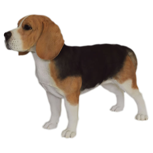 Realistic Standing Beagle Dog Statue- 15.5 inch