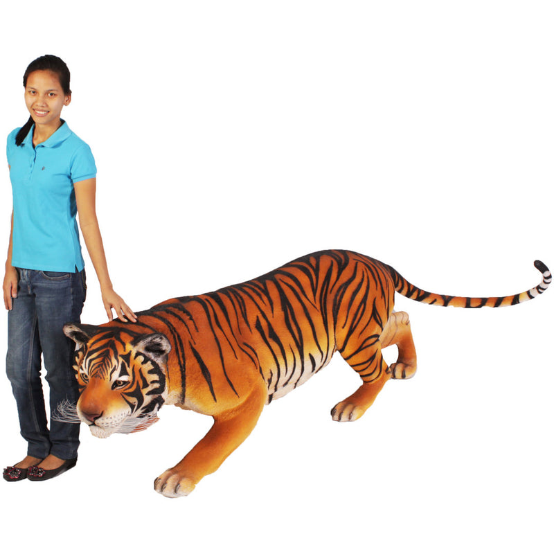 Full Size Life Like Bengal Tiger Statue