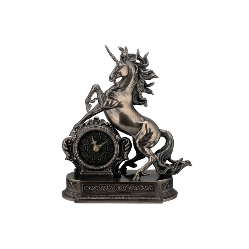 Rearing Unicorn Clock