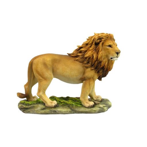 Regal Lion Sculpture- Painted