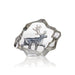 Reindeer Crystal Figurine With Color by Mats Jonasson