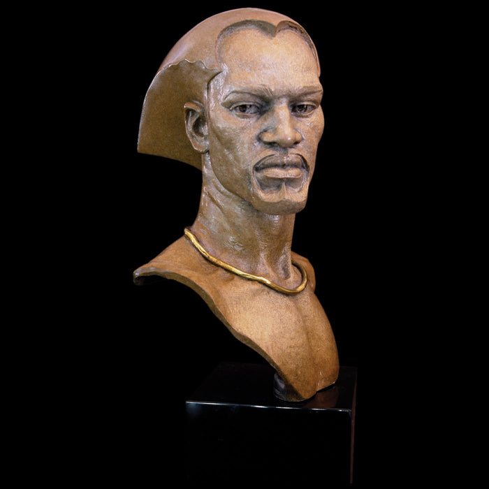Remembering- African American Male Bust by Thomas Blackshear