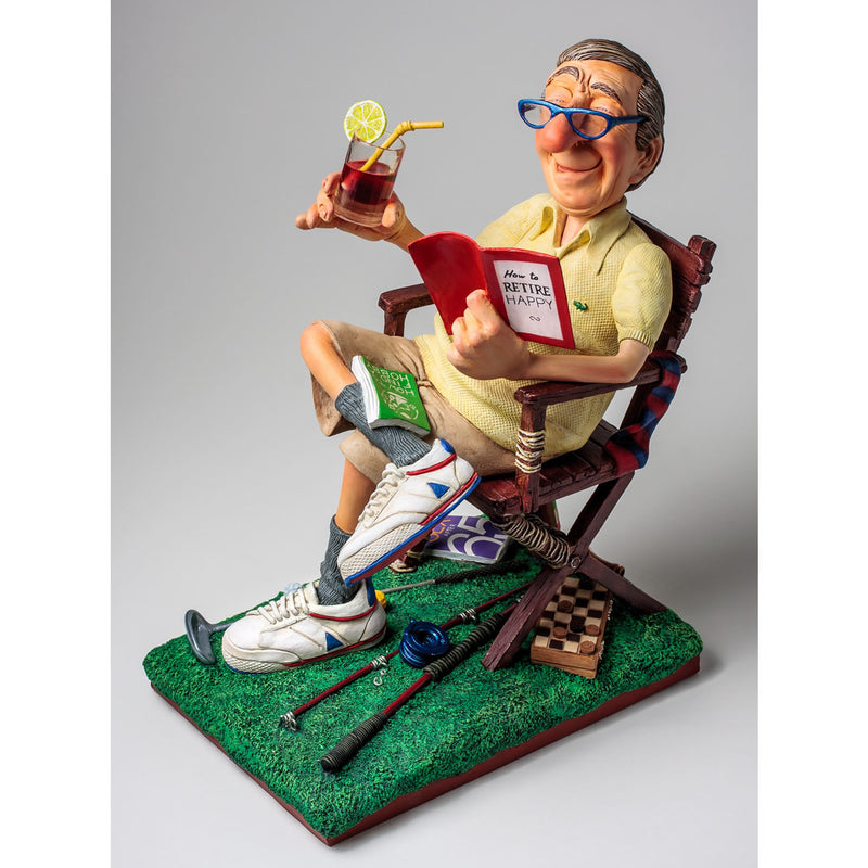 The Retiree Comic Sculpture
